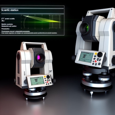Ruide RTS-822R10M Total Station with 2'' Accuracy and 30X Magnification