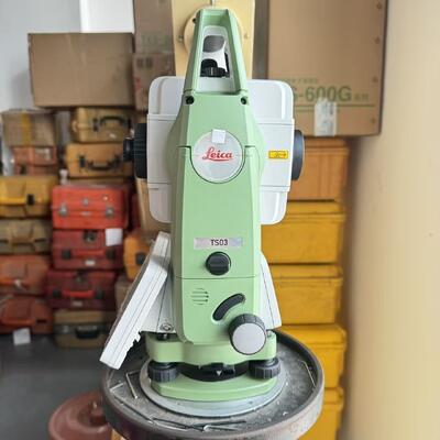 Leica TS03 Total Station with 1000m Non Prism Distance 32GB USB Flash Memory and 50000 Points Capacity for Surveying