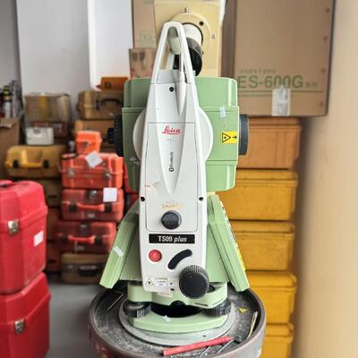 Leica TS09 Total Station with 1G Mass Data Storage 1000m Non Prism Distance and Auto Leveling ±3 Arc Minutes for Accurate Surveying