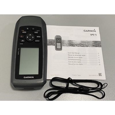 Garmin 73 gérer GPS Navigateur portable GPS facile à utiliser avec 4 niveaux de type d'affichage LCD gris et 50 itinéraires de navigation