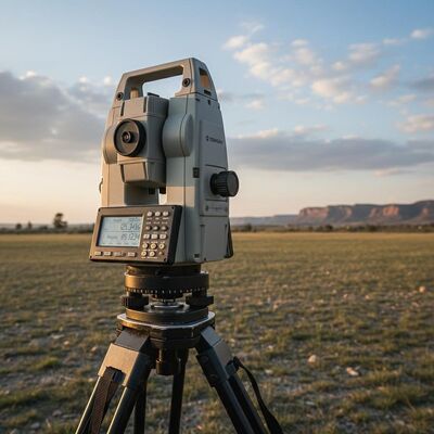 Station totale Topcon avec une distance sans prisme de 1000m, un écran tactile capacitif multi-touch de 5,0 pouces et un auto-nivellement pour une topographie précise