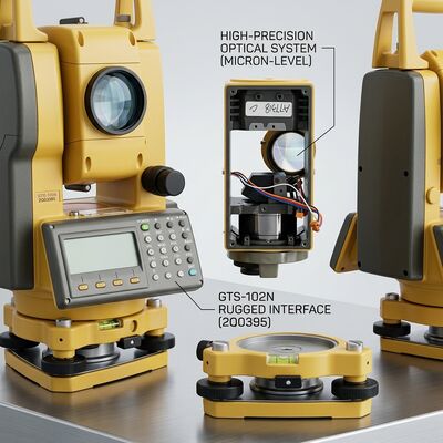 Réparation du système optique de la station totale Service de nettoyage des lentilles internes Restauration de l'optique pour les instruments d'arpentage